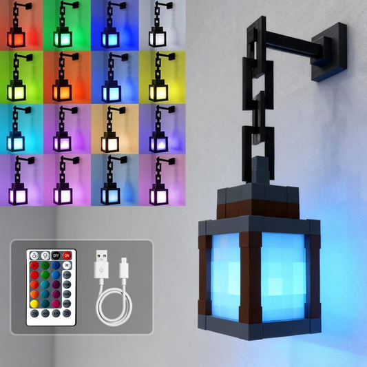 Lampara Minecraft con + de 10 colores